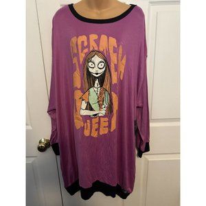 NWT Nightmare Before Christmas Scream Queen Plus Size Nightshirt 3X